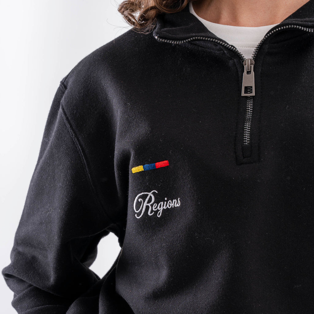 Half-Zip Sweatshirt — Ecuador Edition Black