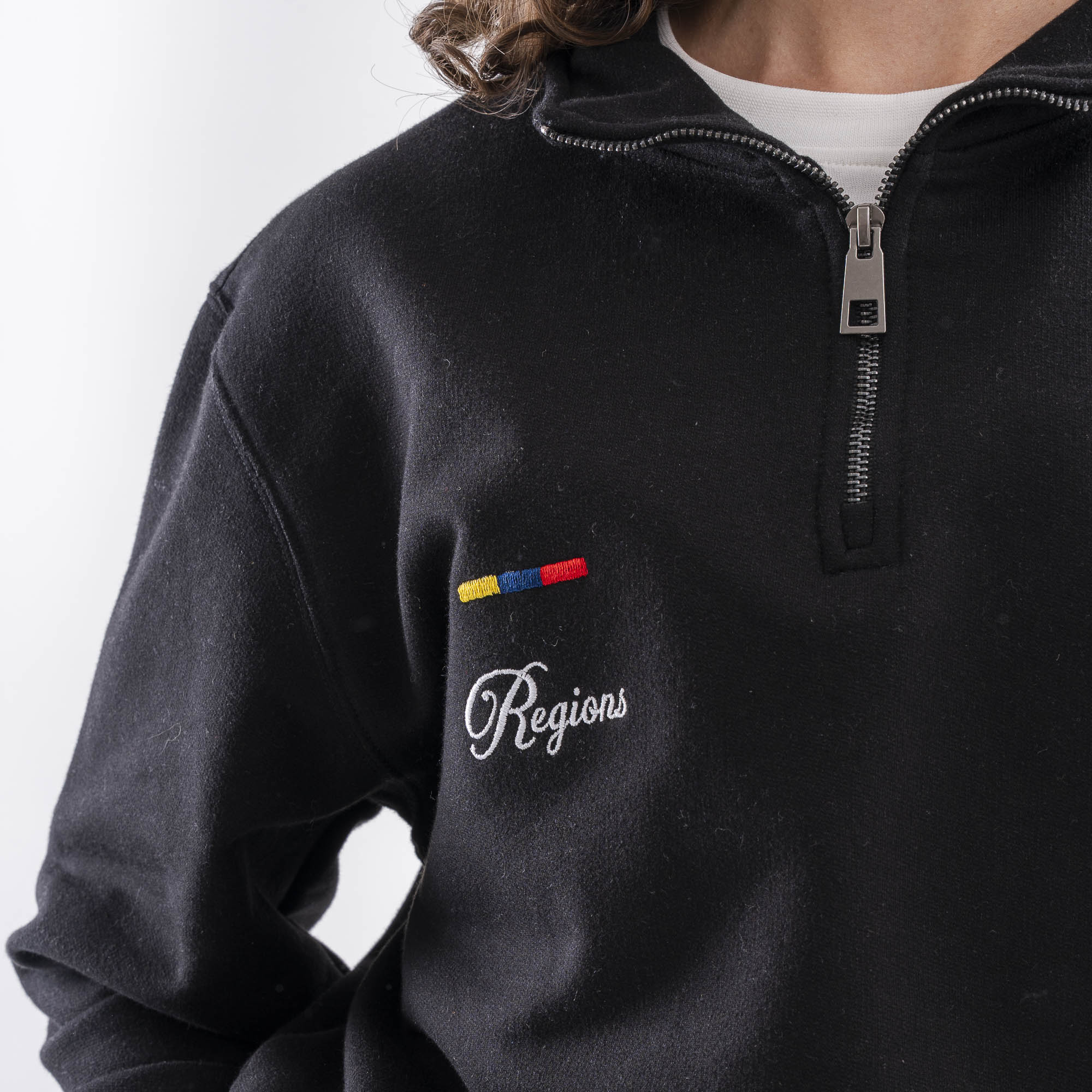 Half-Zip Sweatshirt — Ecuador Edition Black
