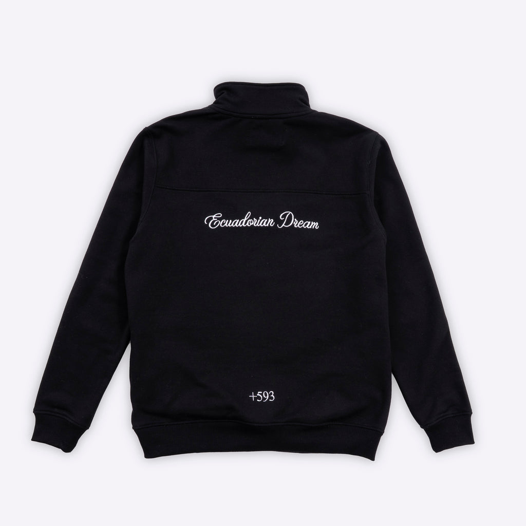 Half-Zip Sweatshirt — Ecuador Edition Black