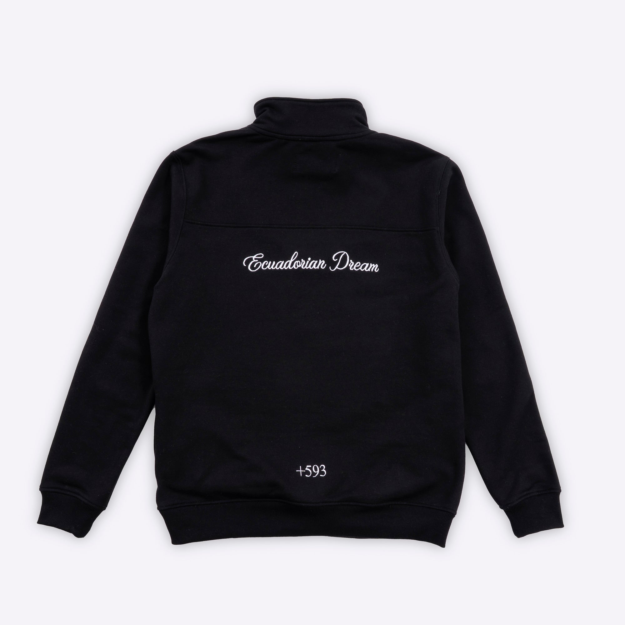 Half-Zip Sweatshirt — Ecuador Edition Black