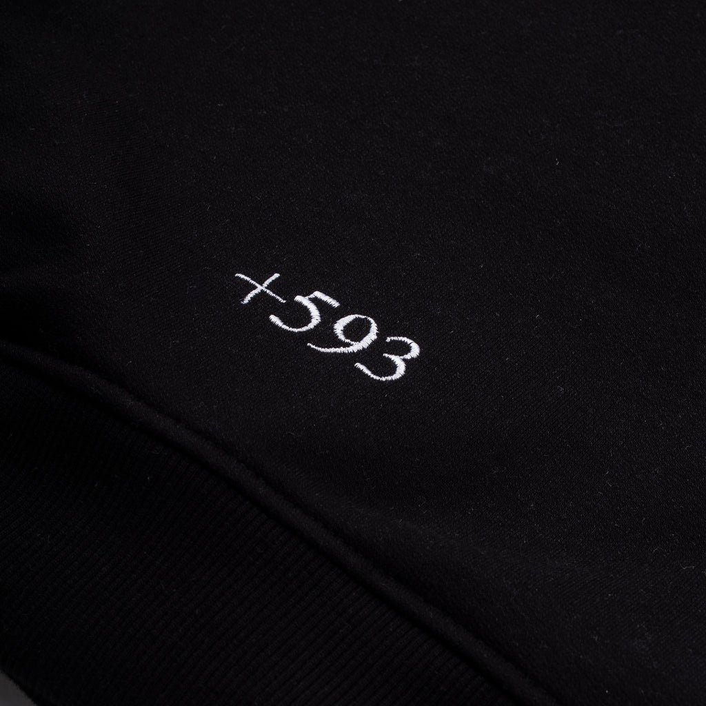 Half-Zip Sweatshirt — Ecuador Edition Black
