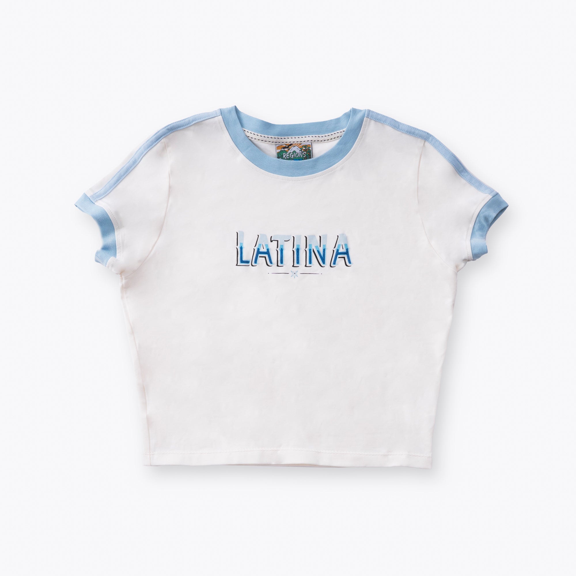 Latina Ringer Crop Tee Argentina