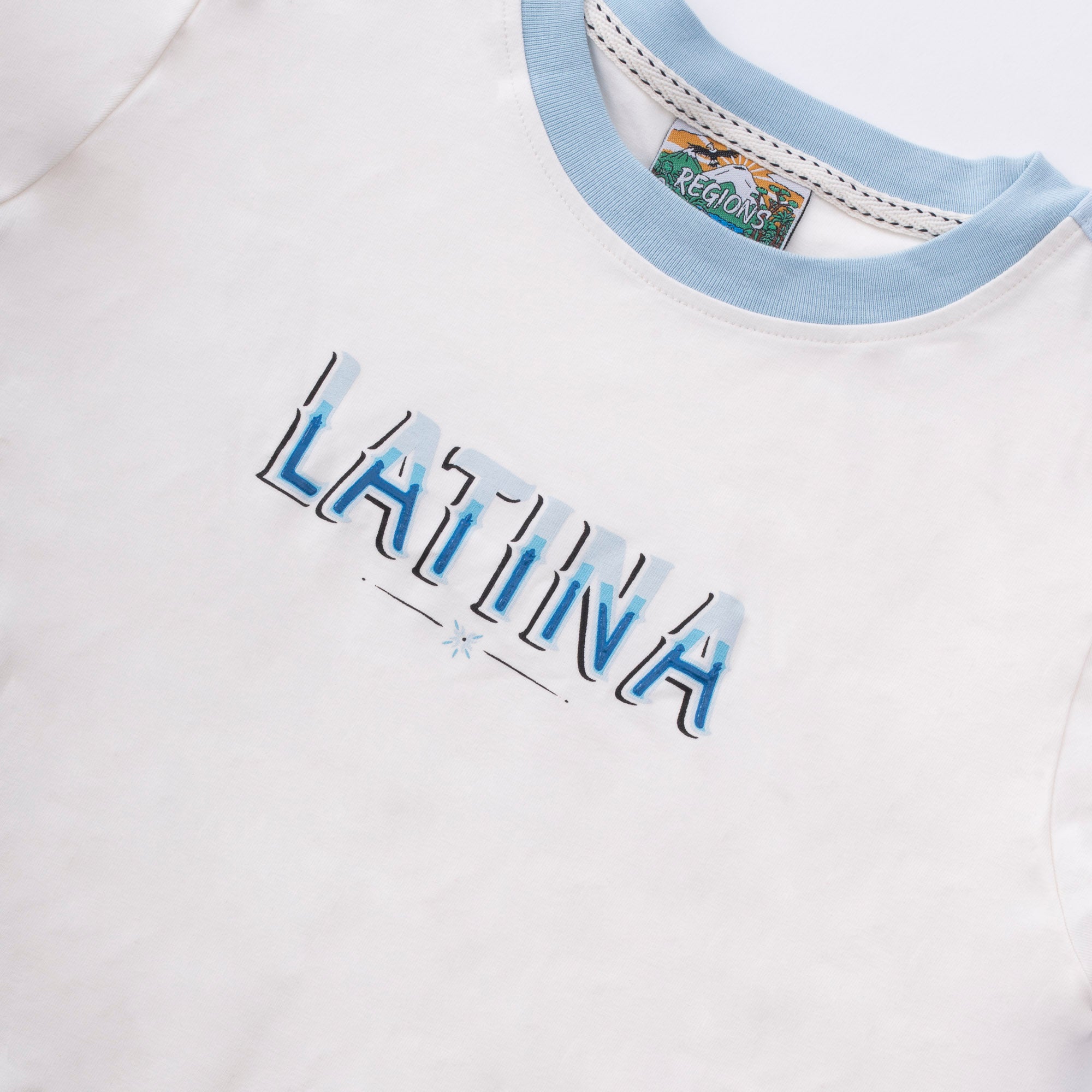 Latina Ringer Crop Tee Argentina