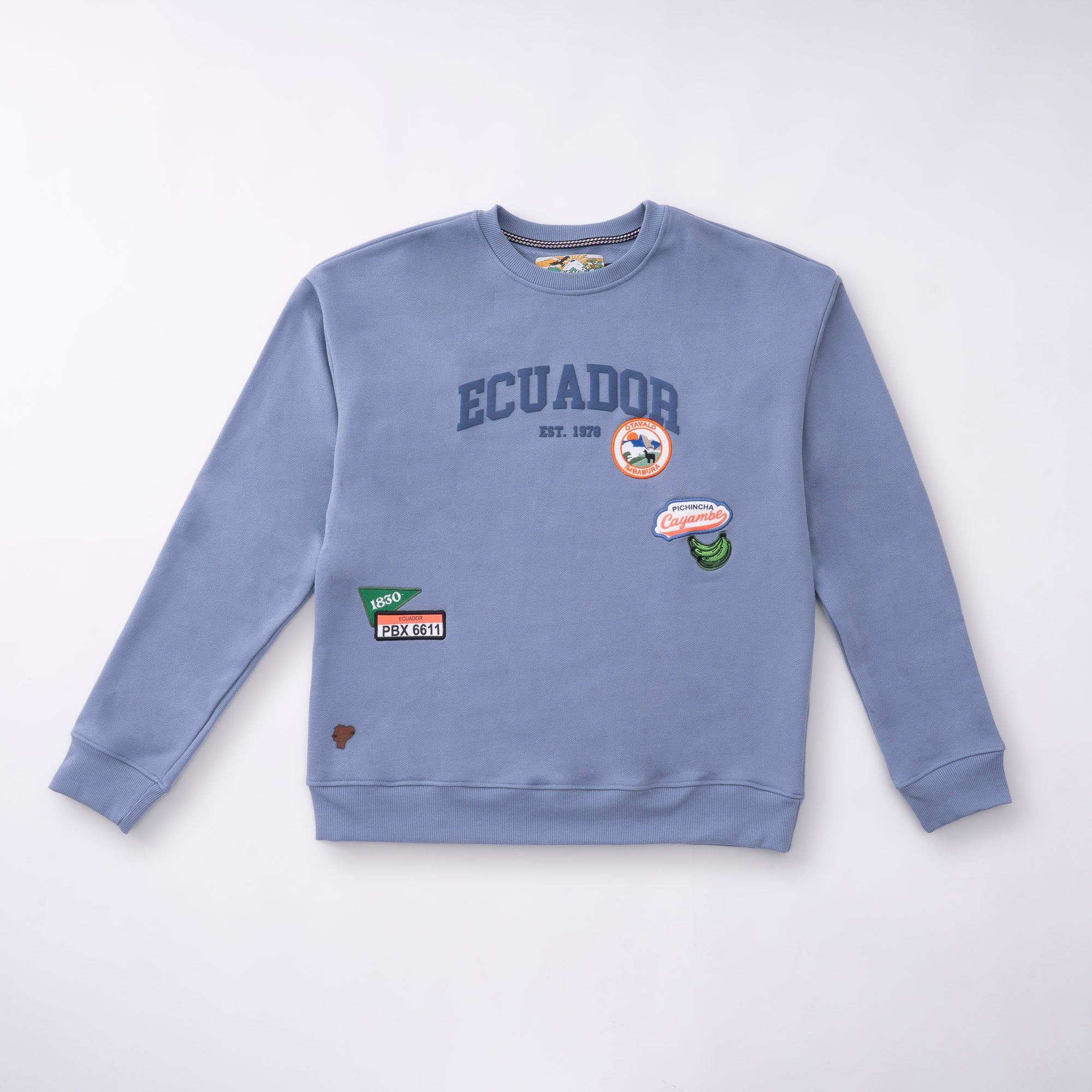 Ecuador EST. 1978 Crewneck Blue