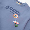 Ecuador EST. 1978 Crewneck Blue