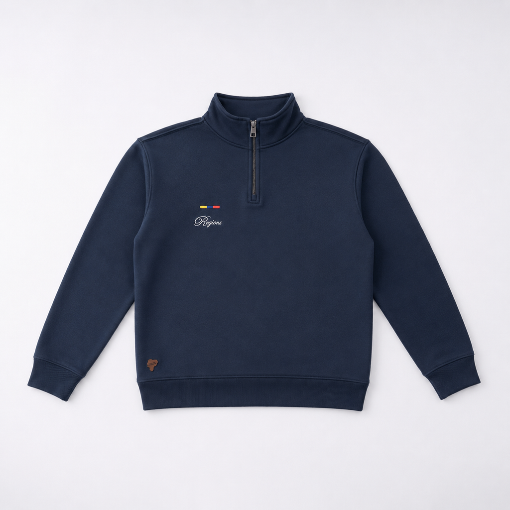 Half-Zip Sweatshirt — Ecuador Edition Blue