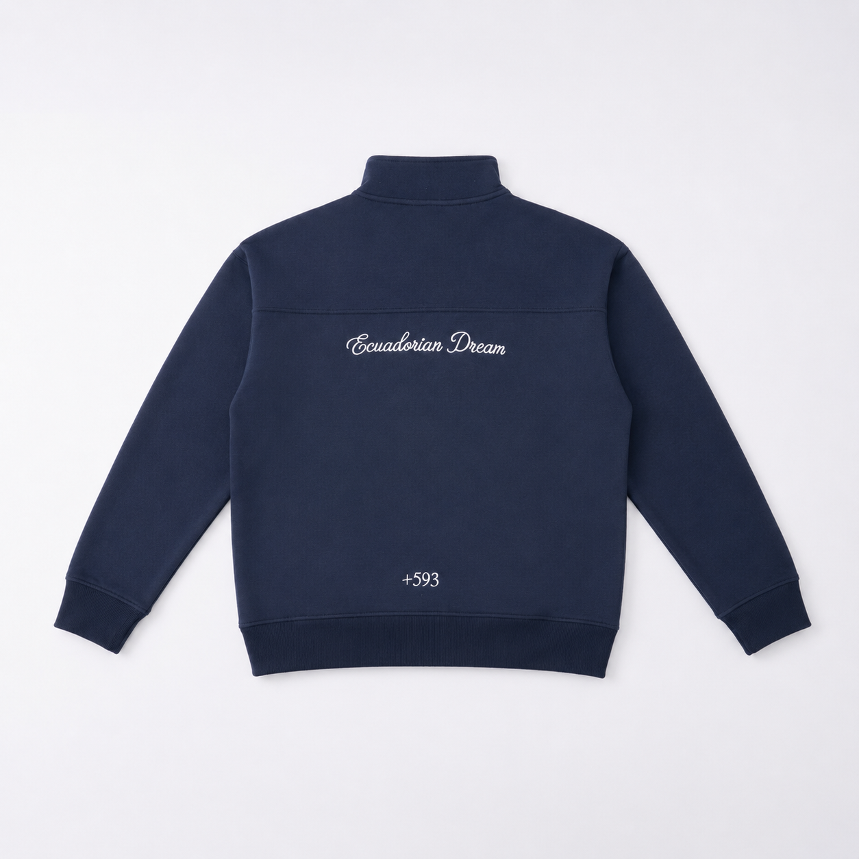 Half-Zip Sweatshirt — Ecuador Edition Blue